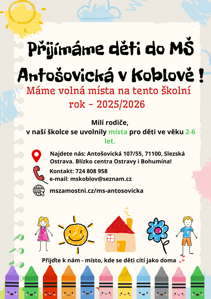 Příjmeme děti pro tento školní rok
